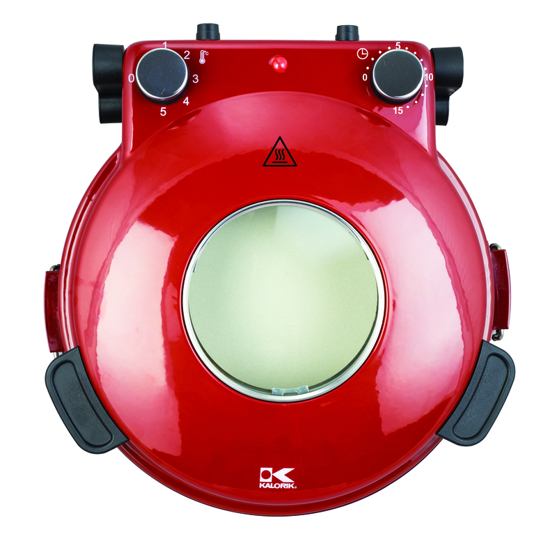 Kalorik Hot Stone 電気ピザオーブン レッド